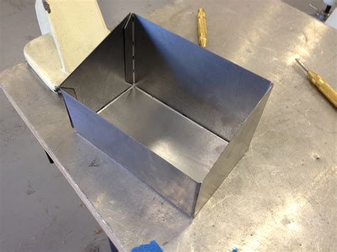 how to make a small sheet metal box|sheet metal box layout.